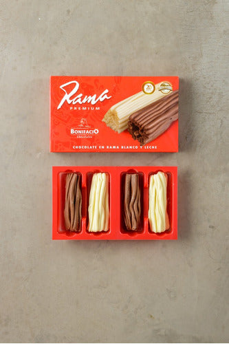 Bonifacio White and Milk Chocolate Rama Box x 110g 1