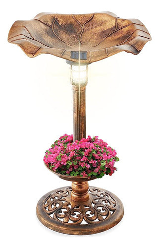 Best Choice Products Outdoor Solar Lighted Pedestal Bird 0