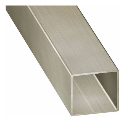 Aceros Alvear Square Stainless Steel Pipe 30 X 30 X 1.2 Mm. 1 Meter 0