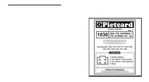 Pietcard Panther 90 12VCC+CA Regulator 2