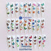 Self-Adhesive Nail Stickers - Butterflies - Nail Art 34