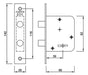 Fuerte Double Bolt Lock 5111 Igual Trabex 5101 1