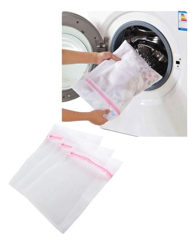 Generic 3 Pack 50 X 60cm Organizer Bag for Washing Machine 0