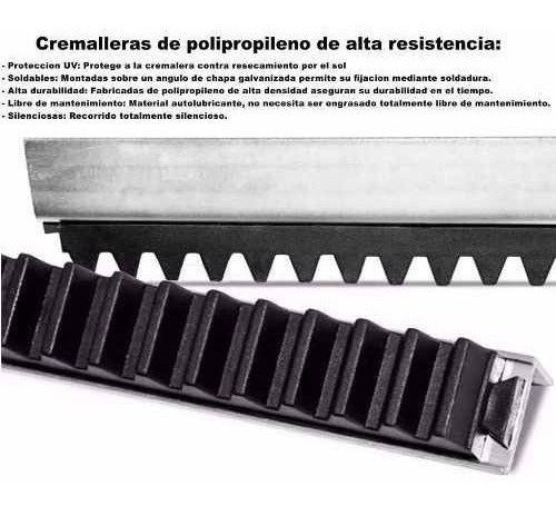 Cremallera Para Motor Portón Corredizo 1.5m Automatismo 2