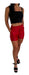 Novus Short Engomado Negro Mujer 7