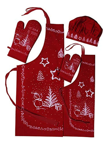 AMOUR INFINI Christmas Party Kitchen Set of 5 0