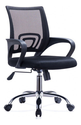 Xtreme Ezri Mesh Office Chair with Armrests - Black 0