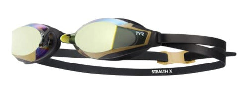 TYR Stealth-X Race Mirrored - Adult Swimming Goggles 0