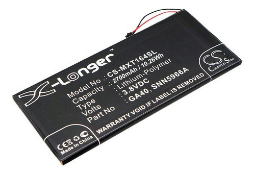 Battery for Motorola G4 Plus Cameron Sino CS-MXT164SL 3000mAh 0