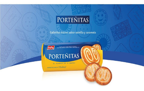 Pack of 5 Bagley Porteñitas Cookies x 130g each 2