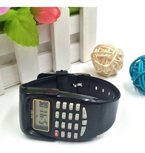 Reloj De Pulsera Con Calculadora Digital Infantil Eléctrico 4