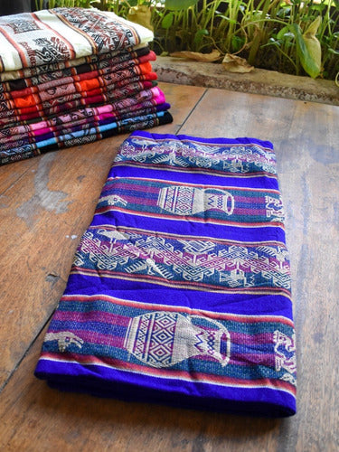 Pack of 2 Aguayo Norteño Inca Blankets 1.15 x 1.15 17
