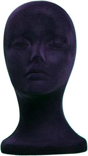 API A1 Pacific Inc. Black Foam Mannequin Head for Wigs and Accessories 1