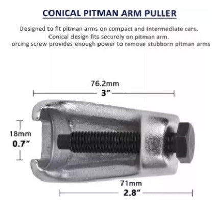 Ruhlmann Universal Pitman End Joint Puller Extractor Set 5