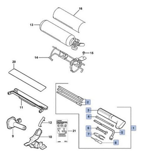 Chevrolet Trailblazer/S10 Tool Set 1