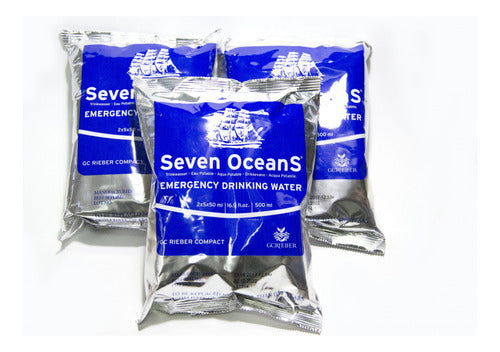 Seven Ocean Emergency Water Ration 500cc Nautical 0