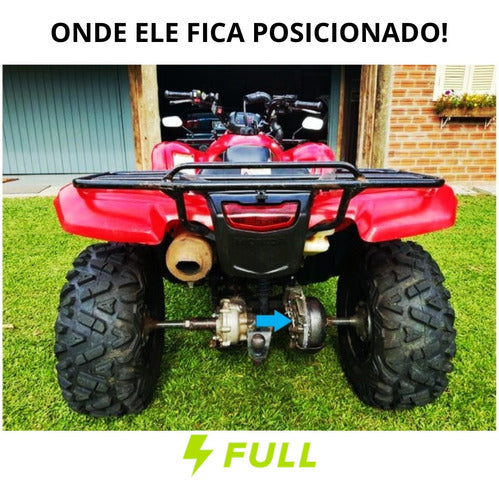 Rolamento Cubo Freio Quadriciclo Honda Fourtrax 420 Até 2013 2