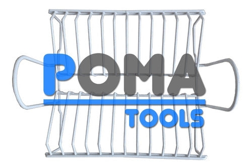 Pomatools Dish Drainer For Sink - Reinforced Design for 12 Plates 1