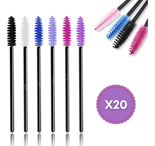 DD2 Cepillos X20 Peine Rimmel Para Cejas Y Pestañas Extensión 2