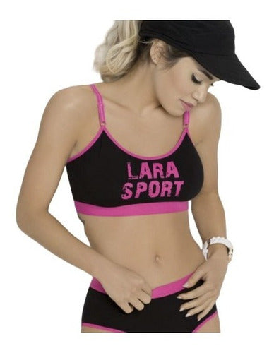 Lara Sports Printed Top and Culotte Set 1