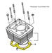 Junta Base Cilindro Honda Xr 400r 96 - 04 Trx 400ex 99 - 08 1