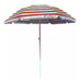 2m Beach Umbrella Reinforced 100% UV Protection Reclining 6