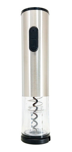 Axen 9302 Silver Electric Corkscrew with 4 AA Batteries 0