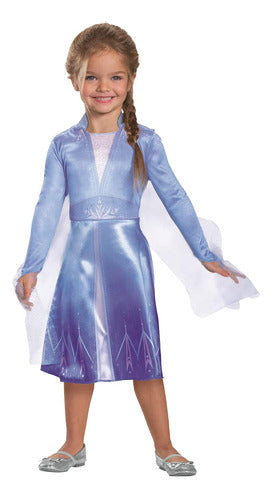 Disguise Disney Elsa Frozen 2 Classic Costume for Girls 0