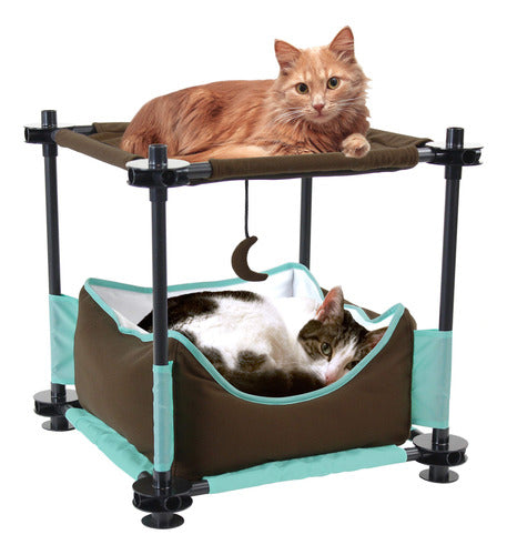 Kitty City Outdoor And Indoor Mega Kit Cat Furniture With Accessories 4