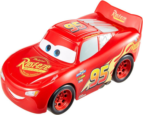 Coche Disney Lightning Mcqueen 14cm Con Sonido Y Voz Para Ni 0