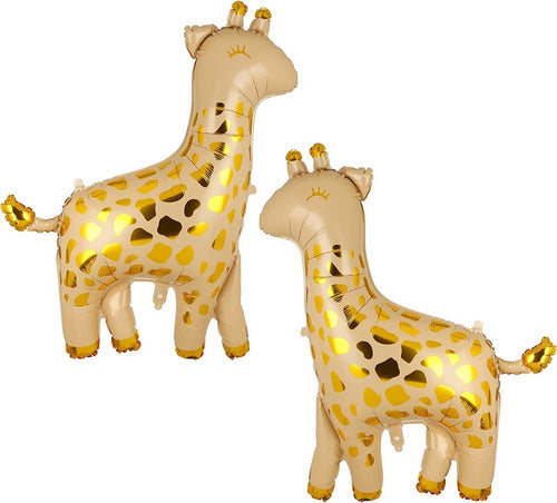 Tu Mundo Metallic Giraffe Balloon 95 Cm X 1.18 Mts Jungle Decoration 6