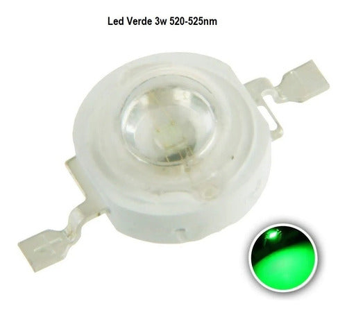 RGB LED Combo 3W Red Green Blue 10 x Each Javilandia 1