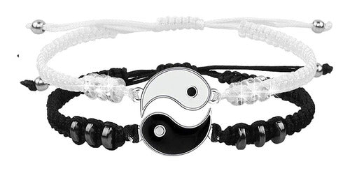 Distance Yin Yang Couple Bracelets for Sharing 1