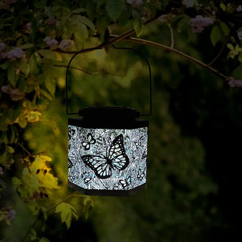 Ielevations Colgante Mariposa Solar Lanterns Decoración Al A 0