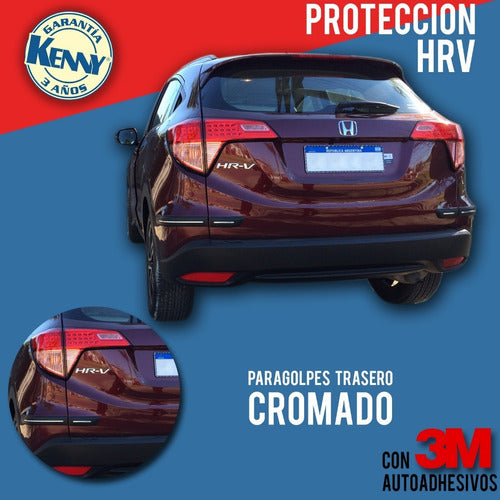 Kenny Baguetas De Puertas Molduras Honda Para Hrv + Cromo 3