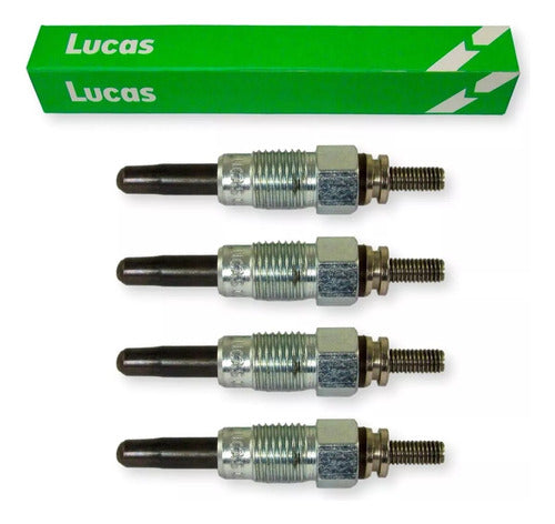 Lucas Juego X4 Bujias Precalentadoras VW Golf III MK3 95/98 1.9 TD 0