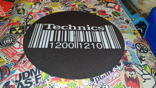 Technics Codigo De Barras Slipmat Paño Latex Modelos Unicos 4