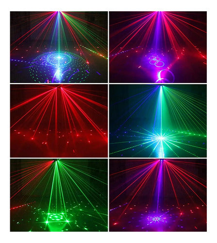 15 Olhos Rgb Discoteca Dj Feixe De Luz Projetor Dmx 5