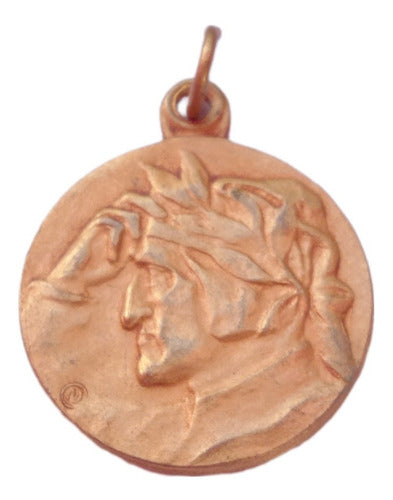 Dante Alighieri Gold-Plated Medal 1896 - 1946 0