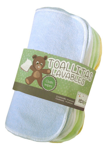 Ecopipo Toallitas Lavables Pack x 10 Unidades - Upalalá 0