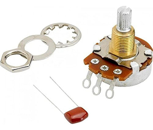 Fender 500K Tone Potentiometer with Split Shaft 0