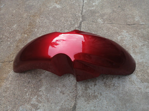 GS Front Mudguard Dark Red 1