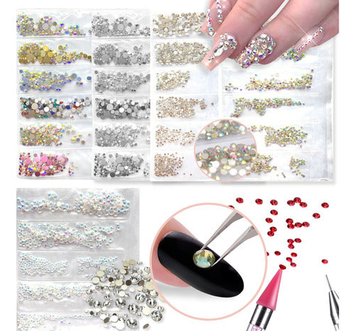 DD2 Strass Crystals 3D Stones for Nail Decoration Nail Art 1