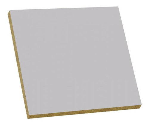 Dubarry Y Compañia Mdf Melaminico Gris Humo Placa Med. 2.75*1.85 Mts 18 Mm 0