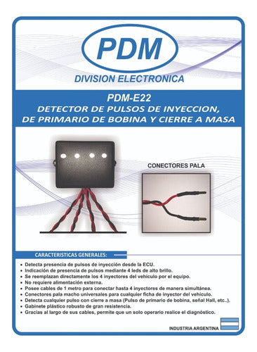 PDM Injector Pulse Detector with 4 Injector Outputs E22 PDM 1