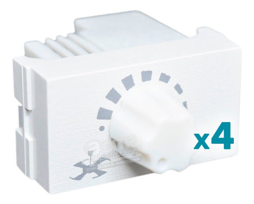 Modulo Dimmer Variador Ventilador Apto Jeluz Pack X4 *c* 1