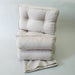 Complete Chenille Divan Kit: 3 Cushions + 2 Bolsters + Fitted Sheet 86