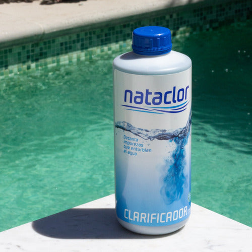 Pool Clarifier and Algaecide Combo 1L by Nataclor 3