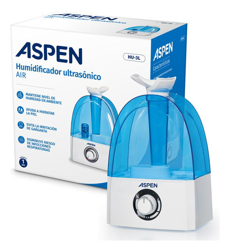 Aspen Ultrasonic Vaporizer Humidifier 3L HU-3L NTPB 0