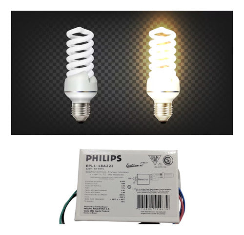 Philips Electronic Ballast 1x18W/19W PL-T/C for Dulux Lamps 1